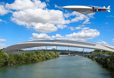Liberté - Aerial pedestrian bridge